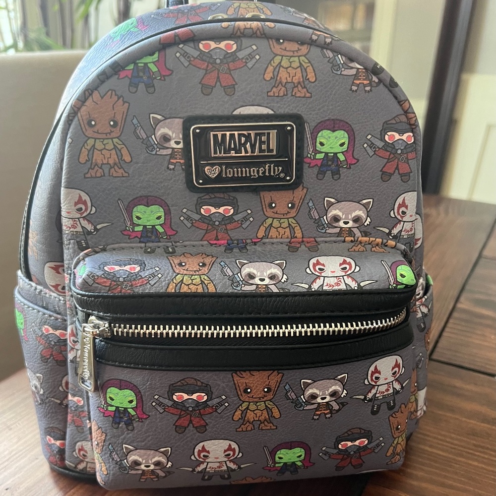 NEW Loungefly Marvel Guardians of the Galaxy Kawaii Mini Backpack